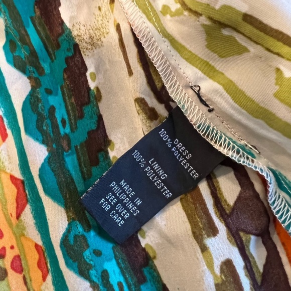 A Byer Womens Sleeveless Summer Lightweight print Dress Size Small Midi - Picture 3 of 4